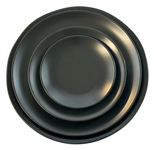 Black Matte Stoneware